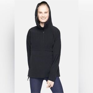 Outdoor Voices Rectrek Anorak Halfzip Jacket Sz Small Black